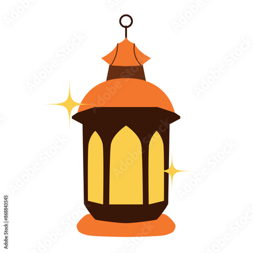 Ramadan islamic lantern icon vector illustration, ramadhan moslem lantern clip art, gambar lentera islam, ikon lampion muslim
