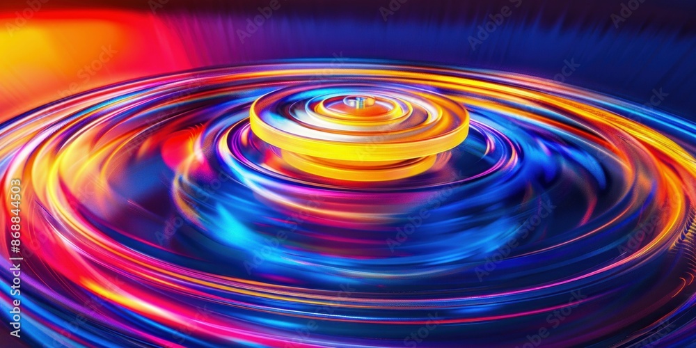 Colorful Abstract Light Swirl. Generative ai. Colorful Abstract Light Swirl. Generative ai.
