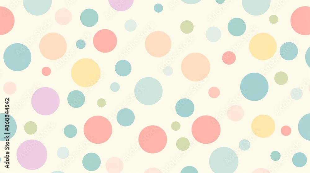 Pastel Polka Dot Pattern Pastel Polka Dot Pattern