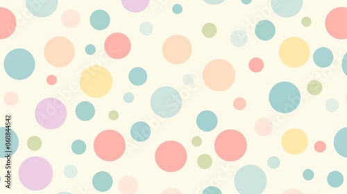 Pastel Polka Dot Pattern