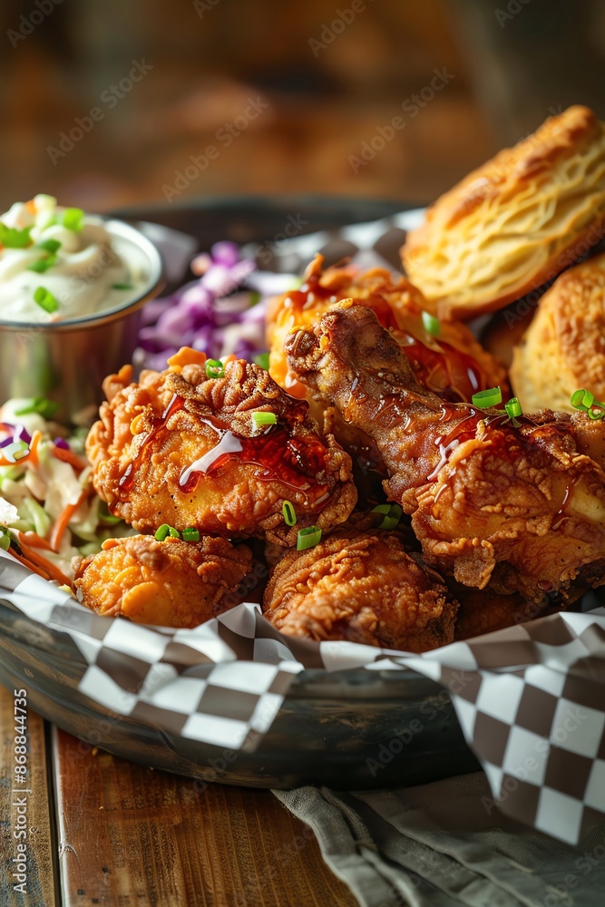 Fried chicken golden and crispy Fried chicken golden and crispy