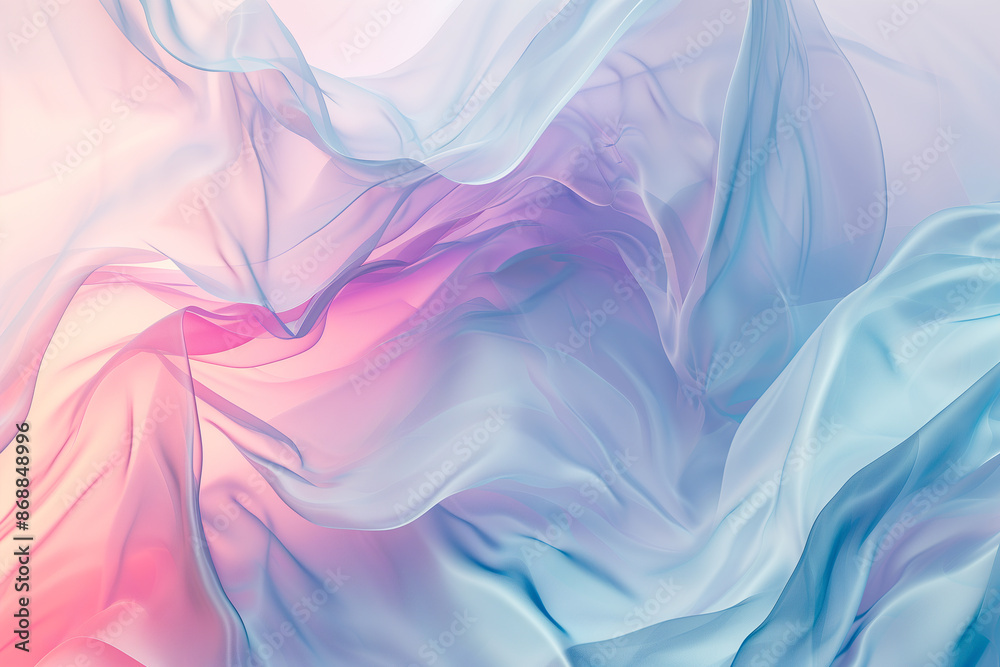 Obraz premium A beautiful abstract wallpaper that captures the fluidity of motion with abstract lines and suggesting movement and energy by Playing with gradient colors and transparency to enhance the dynamic feel