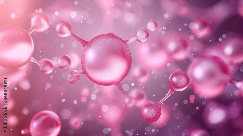 Highlighted with pink hues, this image presents an elaborate molecular network, showcasing interconnected spheres and glowing elements, representing scientific complexity and innovation. Highlighted with pink hues, this image presents an elaborate molecular network, showcasing interconnected spheres and glowing elements, representing scientific complexity and innovation.