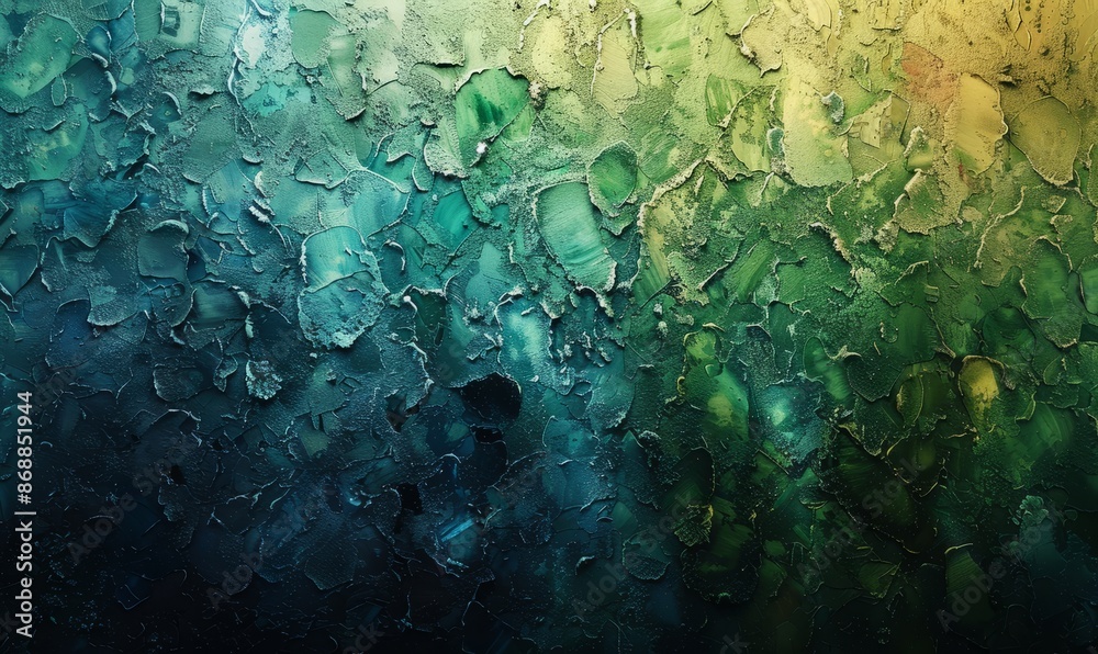 Gradient of greens blending into bluep Gradient of greens blending into bluep