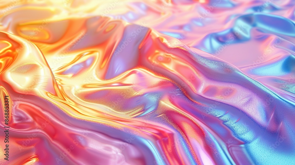 Fototapeta premium Ethereal Rainbow Holograph