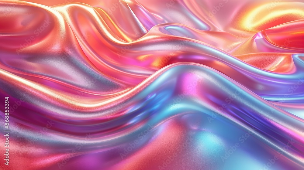 Fototapeta premium Abstract Holographic Blur