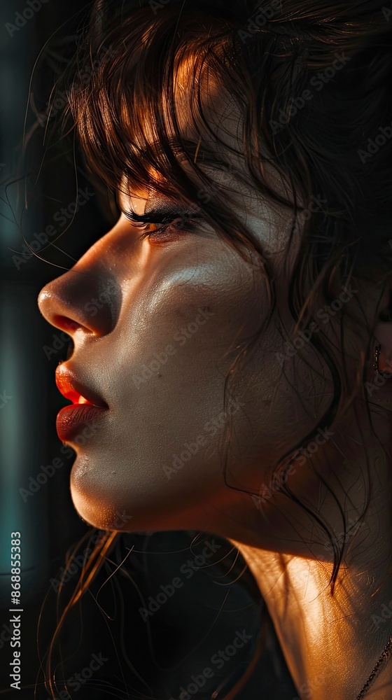 Woman, Portrait, Profile image - generative ai Woman, Portrait, Profile image - generative ai