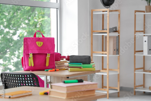Backpack with pencil case a...