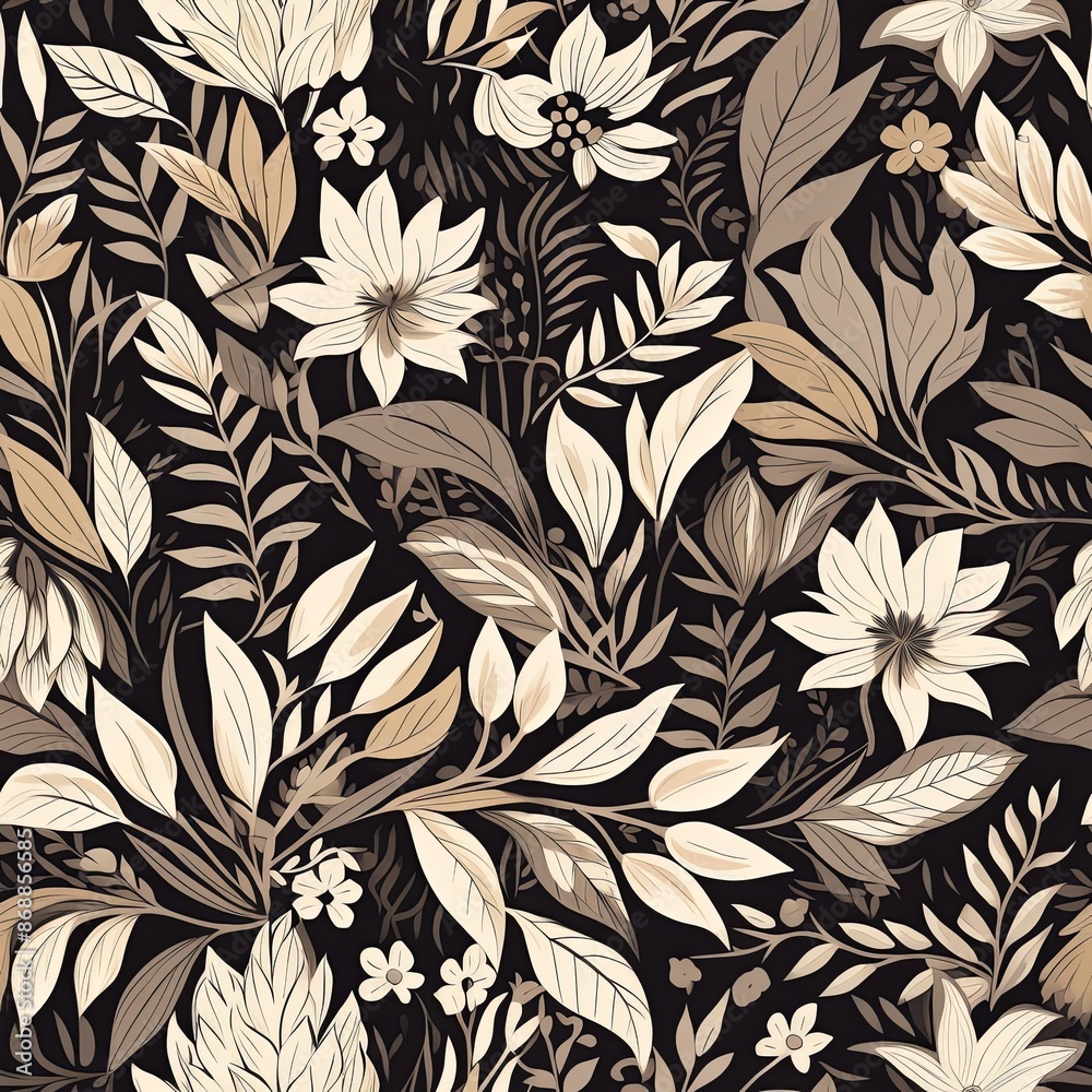 abstract seamless floral pattern abstract seamless floral pattern