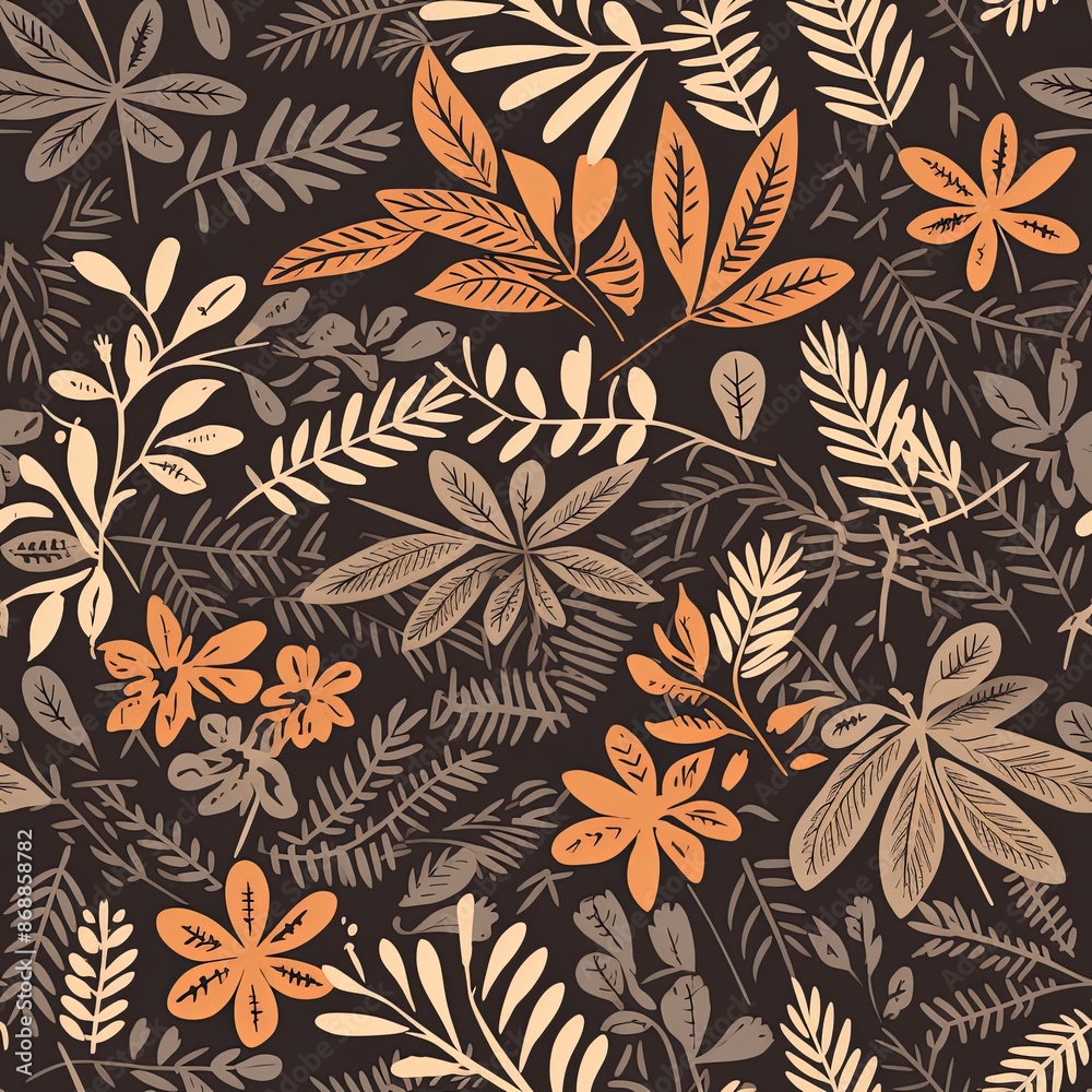 abstract seamless floral pattern abstract seamless floral pattern