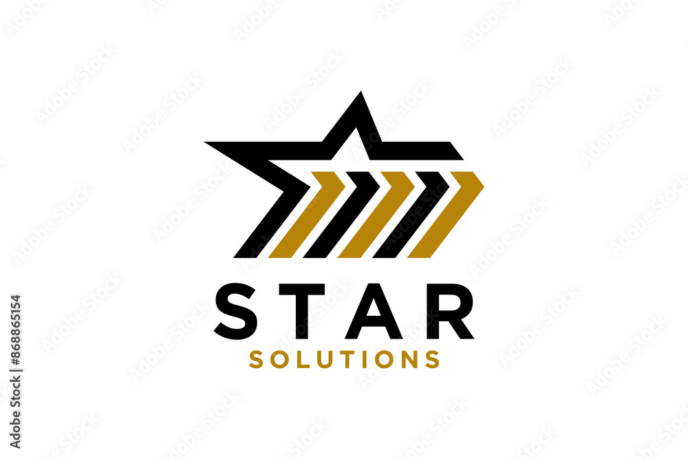 Obraz premium Creative Star logo concept