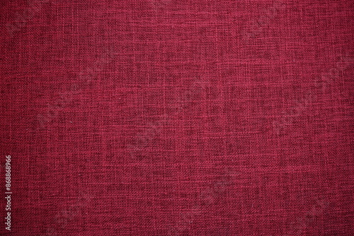coarse red upholstery fabric texture