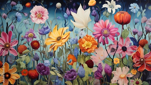 tulips in the garden