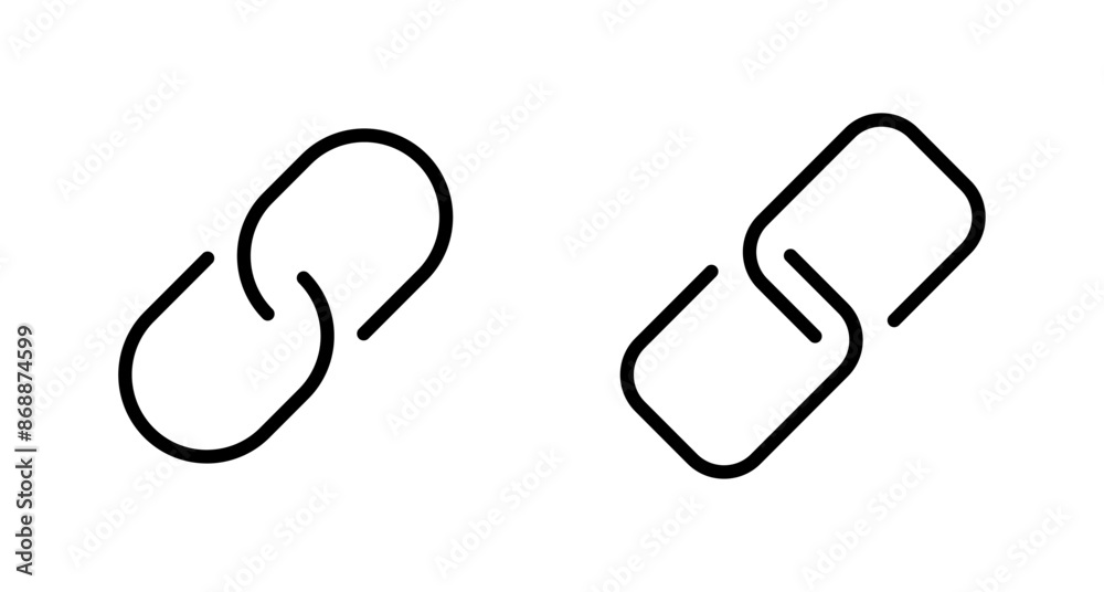 External link symbol icon vector. Link icon isolated on white background. Link vector icon. Hyperlink chain symbol External link symbol icon vector. Link icon isolated on white background. Link vector icon. Hyperlink chain symbol