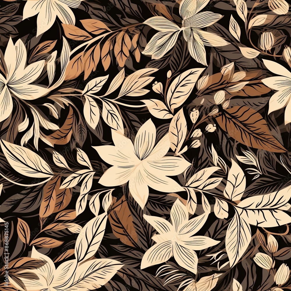 abstract, seamless floral pattern abstract, seamless floral pattern