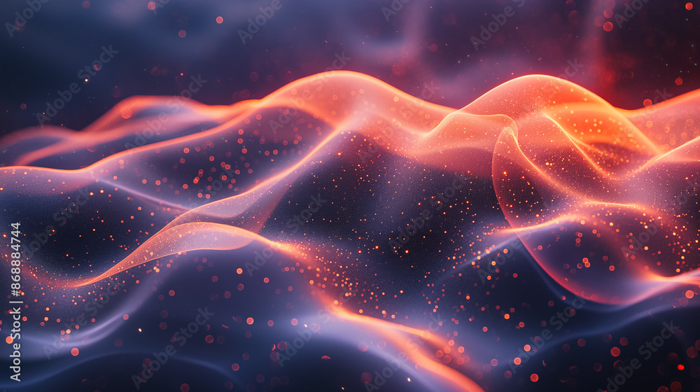 Obraz premium Produce an eye-catching abstract background texture infused with dynamic 3D elements.