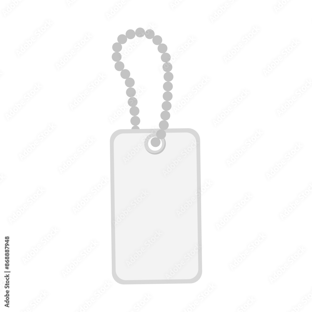 Fototapeta premium blank price tag isolated transparent