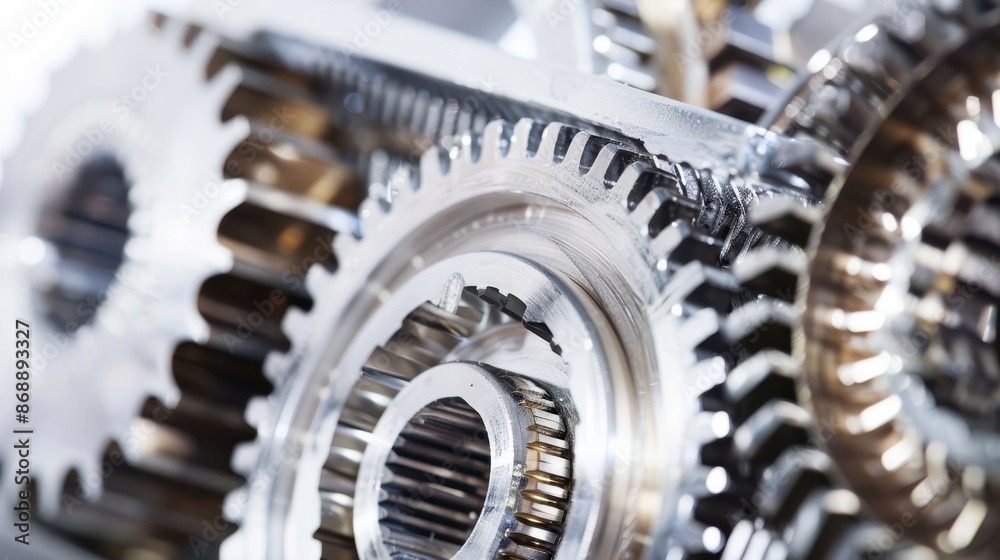 Efficient Predictive Maintenance by AI for Machinery on White Background