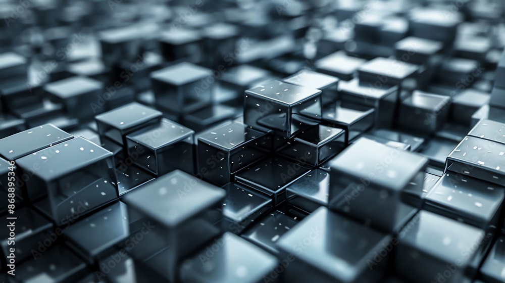background of a collection of black cubes arranged irregularly background of a collection of black cubes arranged irregularly