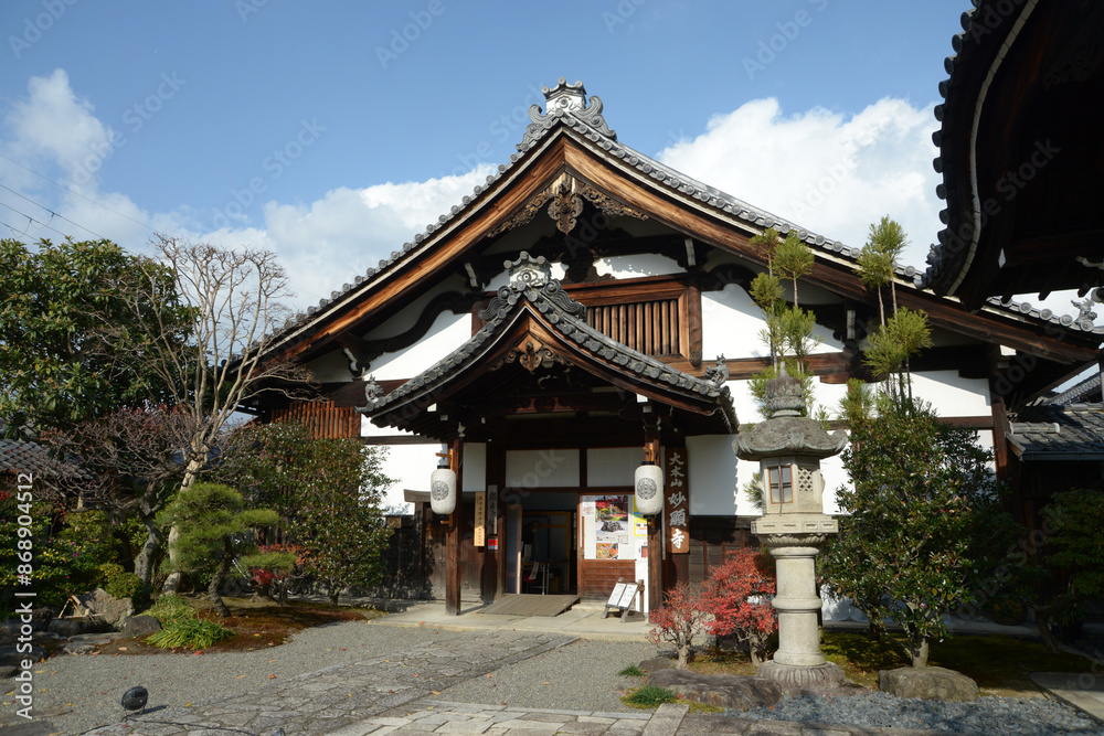 秋の妙顕寺 庫裏 京都市上京区 秋の妙顕寺 庫裏 京都市上京区