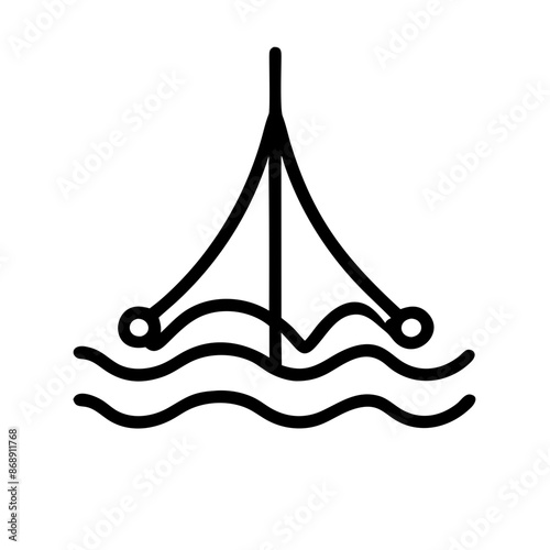summer icon outline set