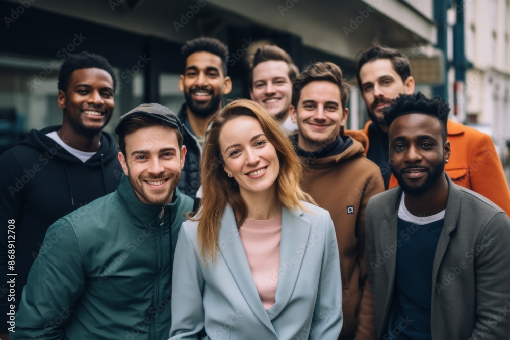 Group portrait of diverse colleagues Group portrait of diverse colleagues