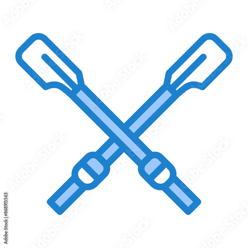 Rowing Oars Icon