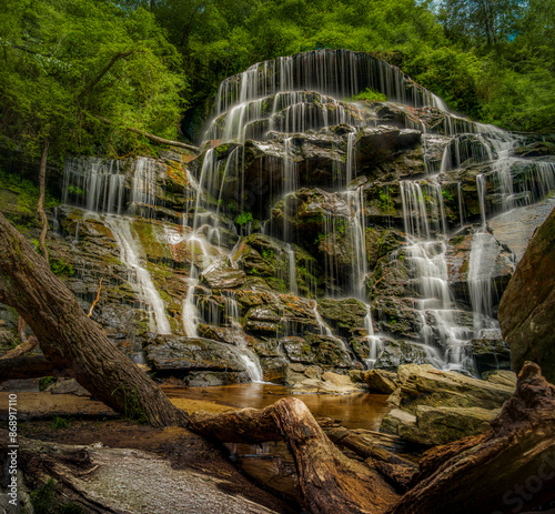 Serene Cascade of Yellow Branch Falls, South Carolina photo