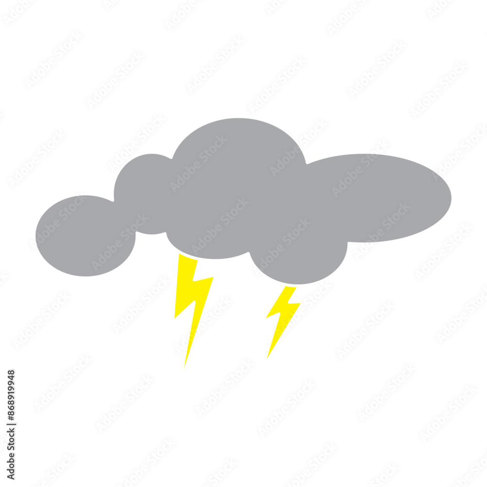 clouds and lightning with colour clouds and lightning with colour