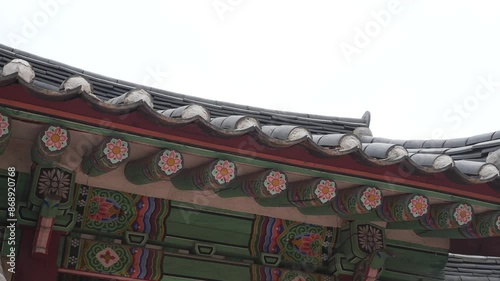 a traditional Korea Building, Guolirsa Corporation, palace