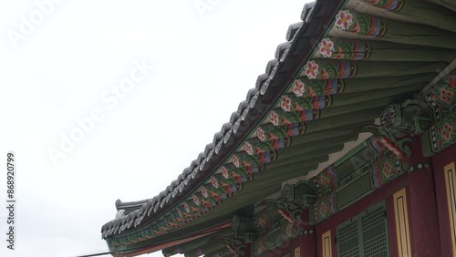 a traditional Korea Building, Guolirsa Corporation, palace
