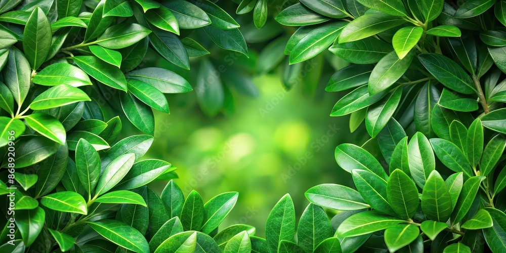 Obraz premium Lush foliage with earthy and sweet scents enveloping you from above, lush, foliage, earthy, damp soil, fragrance, flowers