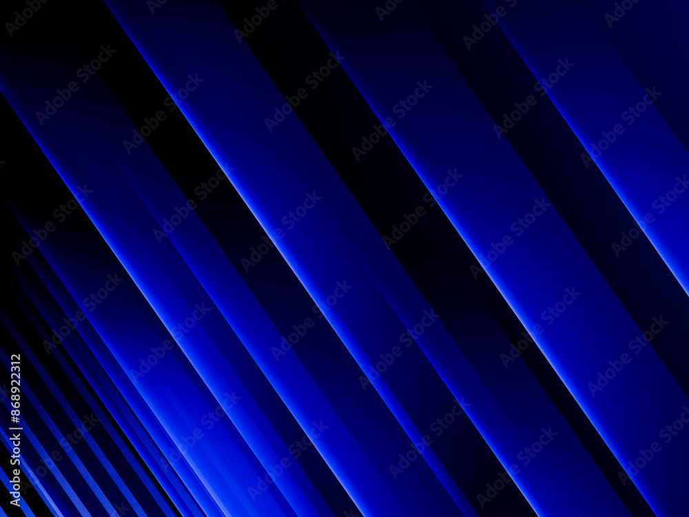 Obraz premium Abstract blue diagonal geometric with line modern technology background.
