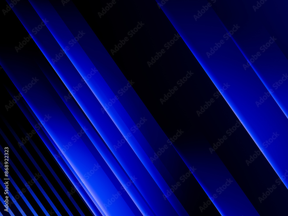Fototapeta premium Abstract blue diagonal geometric with line modern technology background.