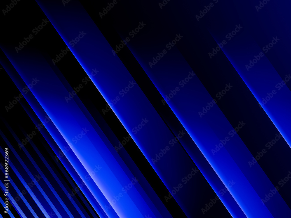 Obraz premium Abstract blue diagonal geometric with line modern technology background.