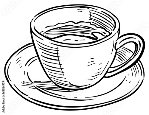coffee handdrawn illustration