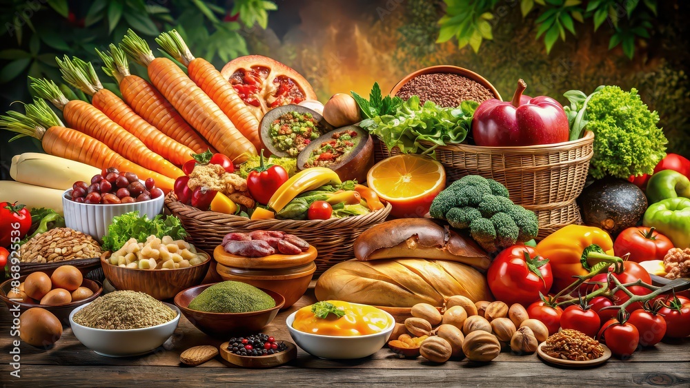 Highly detailed and ultra realistic s of various types of food , food, realistic, detailed,, mouth-watering, visual, design Highly detailed and ultra realistic s of various types of food , food, realistic, detailed,, mouth-watering, visual, design