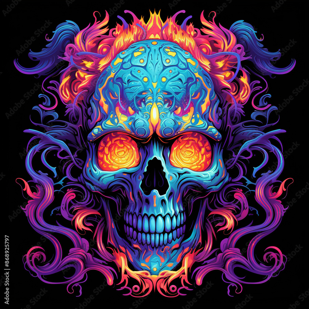 Skull Kaleidoscopic patterns Skull Kaleidoscopic patterns