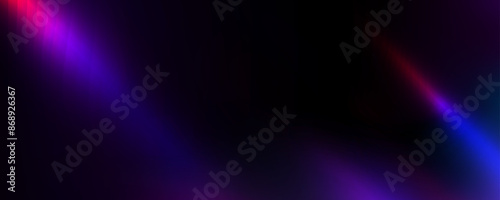 Purple light leak effect background. Film bokeh flare overlay. Vintage neon photo filter texture template. Exposed saturated photography wallpaper. Abstract blur ultraviolet gradient backdrop. Vector