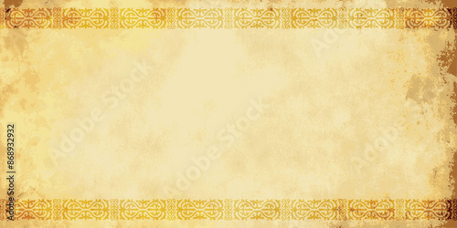 Ethnic background on the theme of Kazakh national ornament, frame, vector design	