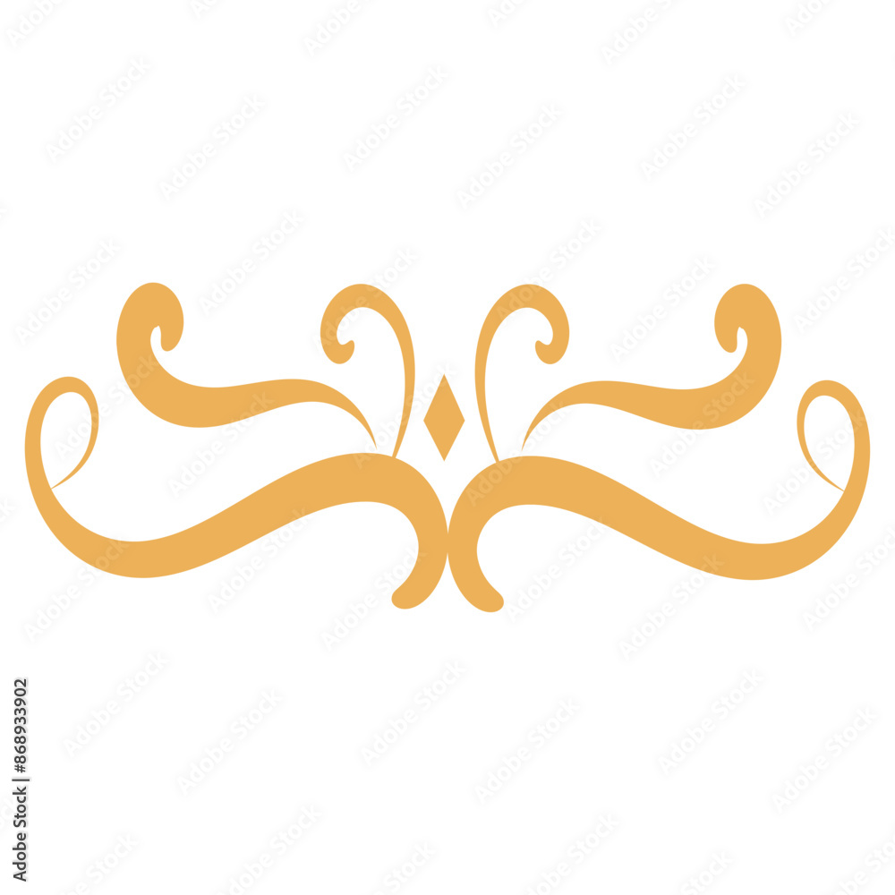 Eastern Islamic Flower Divider Icon. Isolated on White Background. Vector Illustration in Abstract Design. Eastern Islamic Flower Divider Icon. Isolated on White Background. Vector Illustration in Abstract Design.