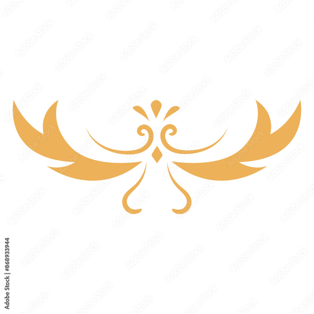 Eastern Islamic Flower Divider Icon. Isolated on White Background. Vector Illustration in Abstract Design. Eastern Islamic Flower Divider Icon. Isolated on White Background. Vector Illustration in Abstract Design.