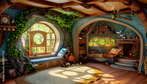 Fairy Tale Cottage Interior 