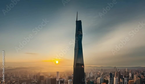 Kuala Lumpur, Malaysia - June 26th 2024, the world upcoming tallest building - Merdeka 118. Malaysian pride and popular tall building. photo