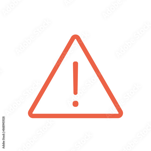 Caution alert warning signs isolated vector illustration.