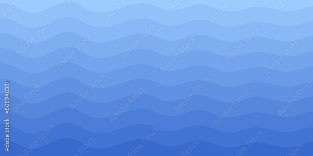 Background vector illustration of blue ocean wave layers Background vector illustration of blue ocean wave layers