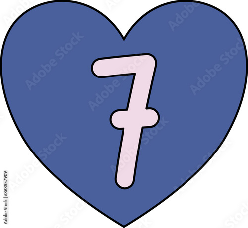 ransom note number cutout hand drawn number
