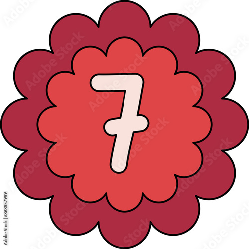 ransom note number cutout hand drawn number