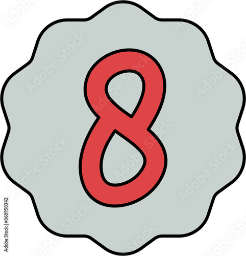 ransom note number cutout hand drawn number