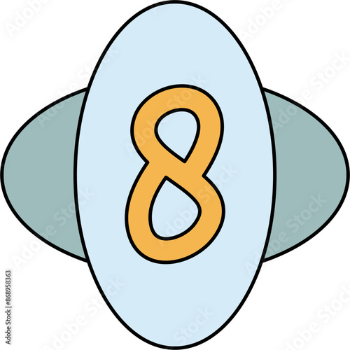 ransom note number cutout hand drawn number